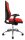 Topstar Bürostuhl Sitness Net Pro 100, NN39T T31 Stoff rot, Gestell alu