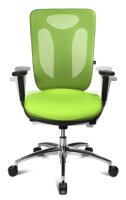 Topstar Bürostuhl Sitness Net Pro 100, NN39T T35 Stoff grün, Gestell alu