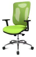 Topstar Bürostuhl Sitness Net Pro 100, NN39T T35 Stoff grün, Gestell alu