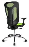 Topstar Bürostuhl Sitness Net Pro 100, NN39T T35 Stoff grün, Gestell alu