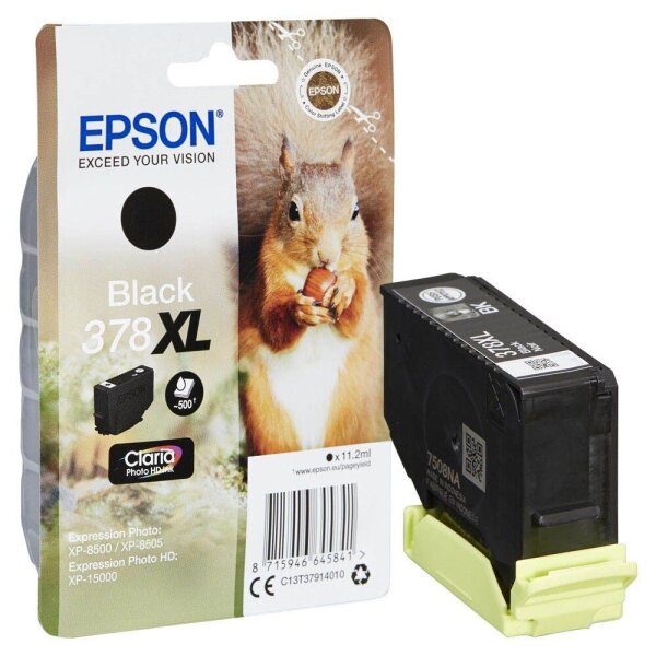 EPSON 378XL/T37914 (Eichhörnchen) schwarz Druckerpatrone
