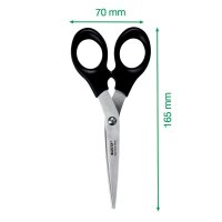 LEITZ Schere schwarz 16,5 cm