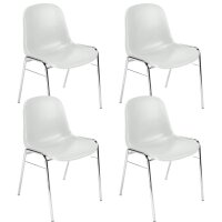 Nowy Styl Schalenstühle Beta grau Kunststoff, 4 St.