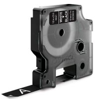 DYMO Schriftband D1 S0720610, 12 mm, weiß auf schwarz, 1 St.