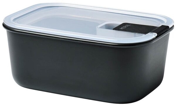 MEPAL Frischhaltedose EasyClip 7,0 cm hoch schwarz 0,7 l, 1 St.