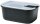 MEPAL Frischhaltedose EasyClip 7,0 cm hoch schwarz 0,7 l, 1 St.