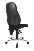 Topstar Bürostuhl Point 60, 8169G20 Stoff schwarz, Gestell chrom