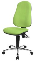 Topstar Bürostuhl Point 60, 8169G05 Stoff grün, Gestell chrom