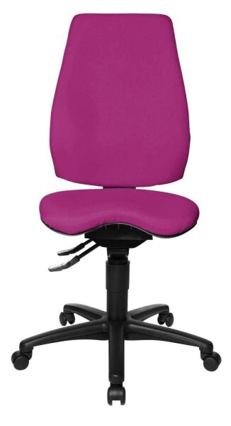 Topstar Bürostuhl Body Balance 450, BAK450T33 Stoff lila, Gestell schwarz