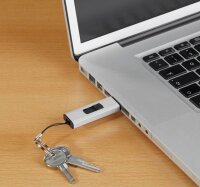 MediaRange USB-Stick schwarz, silber 256 GB, 1 St.