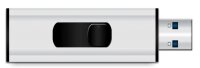 MediaRange USB-Stick schwarz, silber 256 GB, 1 St.