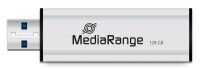 MediaRange USB-Stick schwarz, silber 128 GB, 1 St.