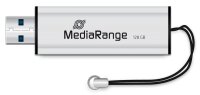 MediaRange USB-Stick schwarz, silber 128 GB, 1 St.