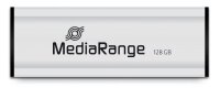 MediaRange USB-Stick schwarz, silber 128 GB, 1 St.