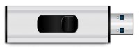 MediaRange USB-Stick schwarz, silber 128 GB, 1 St.