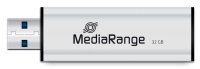 MediaRange USB-Stick schwarz, silber 32 GB, 1 St.