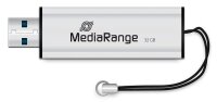 MediaRange USB-Stick schwarz, silber 32 GB, 1 St.