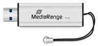 MediaRange USB-Stick schwarz, silber 16 GB, 1 St.