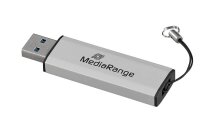 MediaRange USB-Stick schwarz, silber 16 GB, 1 St.