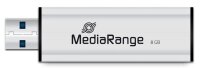 MediaRange USB-Stick schwarz, silber 8 GB, 1 St.