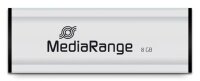 MediaRange USB-Stick schwarz, silber 8 GB, 1 St.