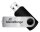 MediaRange USB-Stick schwarz, silber 64 GB