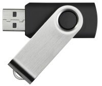 MediaRange USB-Stick schwarz, silber 32 GB