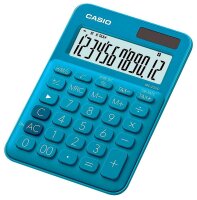 CASIO MS-20UC Tischrechner blau
