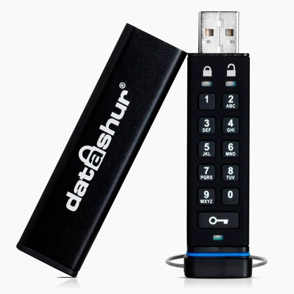 iStorage USB-Stick datAshur® schwarz 8 GB, 1 St.