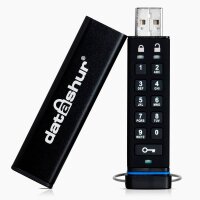 iStorage USB-Stick datAshur® schwarz 8 GB, 1 St.