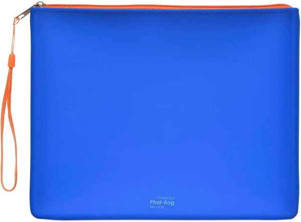 FolderSys Reißverschlussbeutel PHAT BAG DIN A5 blau/orange 1,2 mm, 1 St.