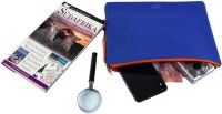 FolderSys Reißverschlussbeutel PHAT BAG DIN A5 blau/orange 1,2 mm, 1 St.