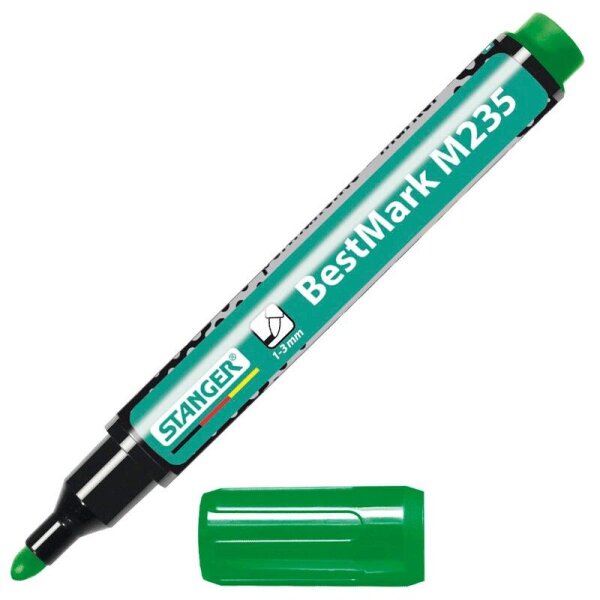 STANGER BestMark M235 Permanentmarker grün 1,0 - 3,0 mm, 1 St.