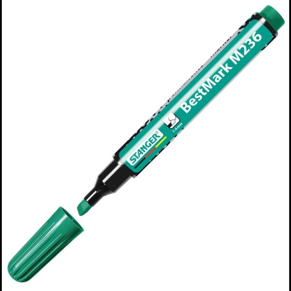 STANGER BestMark M236 Permanentmarker grün 1,0 - 4,0 mm, 1 St.