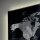 SIGEL Glas-Magnettafel artverum® LED light 91,0 x 46,0 cm World-Map