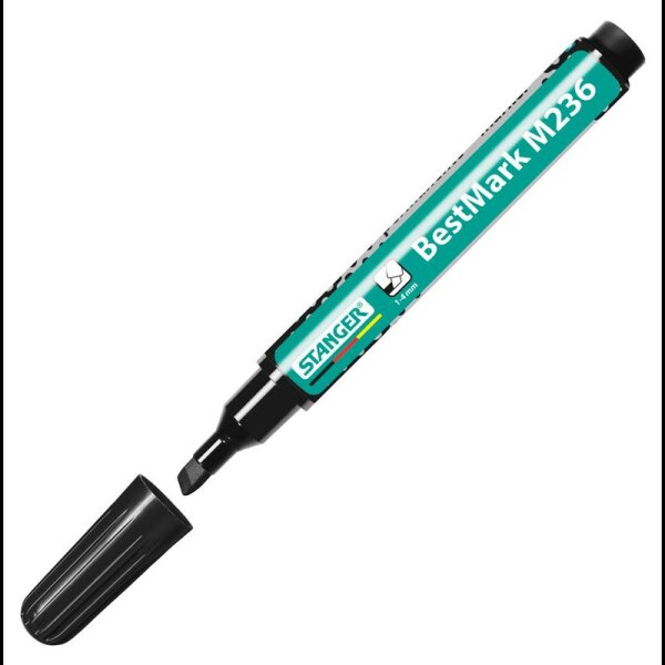 STANGER BestMark M236 Permanentmarker schwarz 1,0 - 4,0 mm, 1 St.