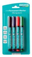STANGER BestMark M235 Permanentmarker-Set farbsortiert...