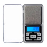 relaxdays Taschenwaage Mini silber für max. 200,0 g