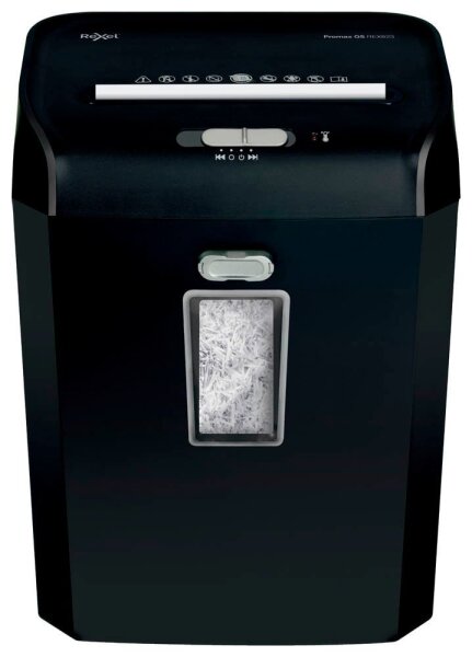 Rexel ProMax REX823 Aktenvernichter mit Partikelschnitt P-4, 4 x 40 mm, bis 8 Blatt, schwarz