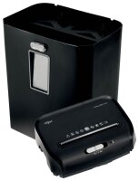 Rexel ProMax REX823 Aktenvernichter mit Partikelschnitt P-4, 4 x 40 mm, bis 8 Blatt, schwarz