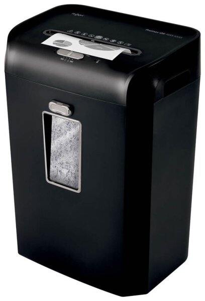Rexel ProMax RSX1035 Aktenvernichter mit Partikelschnitt P-4, 4 x 40 mm, bis 10 Blatt, schwarz