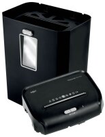 Rexel ProMax RSX1035 Aktenvernichter mit Partikelschnitt P-4, 4 x 40 mm, bis 10 Blatt, schwarz