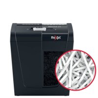 Rexel Secure S5 Aktenvernichter mit Streifenschnitt P-2, 6 mm, bis 5 Blatt, schwarz