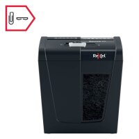 Rexel Secure S5 Aktenvernichter mit Streifenschnitt P-2, 6 mm, bis 5 Blatt, schwarz