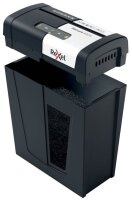 Rexel Secure MC4 Aktenvernichter mit Partikelschnitt P-5, 2 x 15 mm, bis 4 Blatt, schwarz