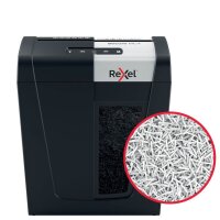 Rexel Secure MC4 Aktenvernichter mit Partikelschnitt P-5, 2 x 15 mm, bis 4 Blatt, schwarz