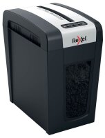 Rexel Secure MC6-SL Aktenvernichter mit Partikelschnitt P-5, 2 x 15 mm, bis 6 Blatt, schwarz