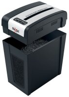 Rexel Secure MC6-SL Aktenvernichter mit Partikelschnitt P-5, 2 x 15 mm, bis 6 Blatt, schwarz