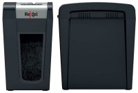 Rexel Secure MC6-SL Aktenvernichter mit Partikelschnitt P-5, 2 x 15 mm, bis 6 Blatt, schwarz