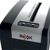 Rexel Secure MC6-SL Aktenvernichter mit Partikelschnitt P-5, 2 x 15 mm, bis 6 Blatt, schwarz